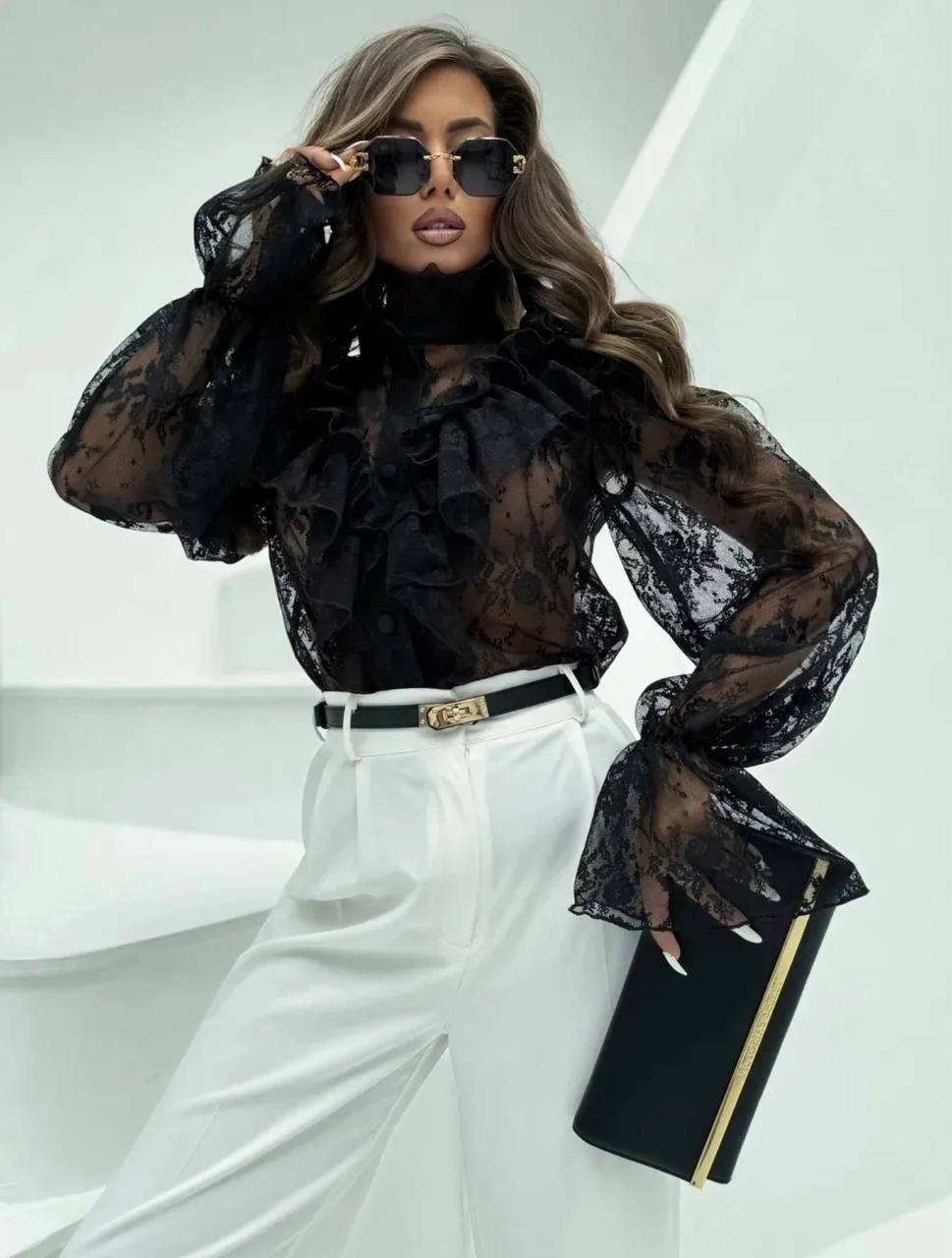 кружевная блузка нарядная disorelle,прозрачная блузка,нарядная блуза,кружевная блузка,вечерняя блузка