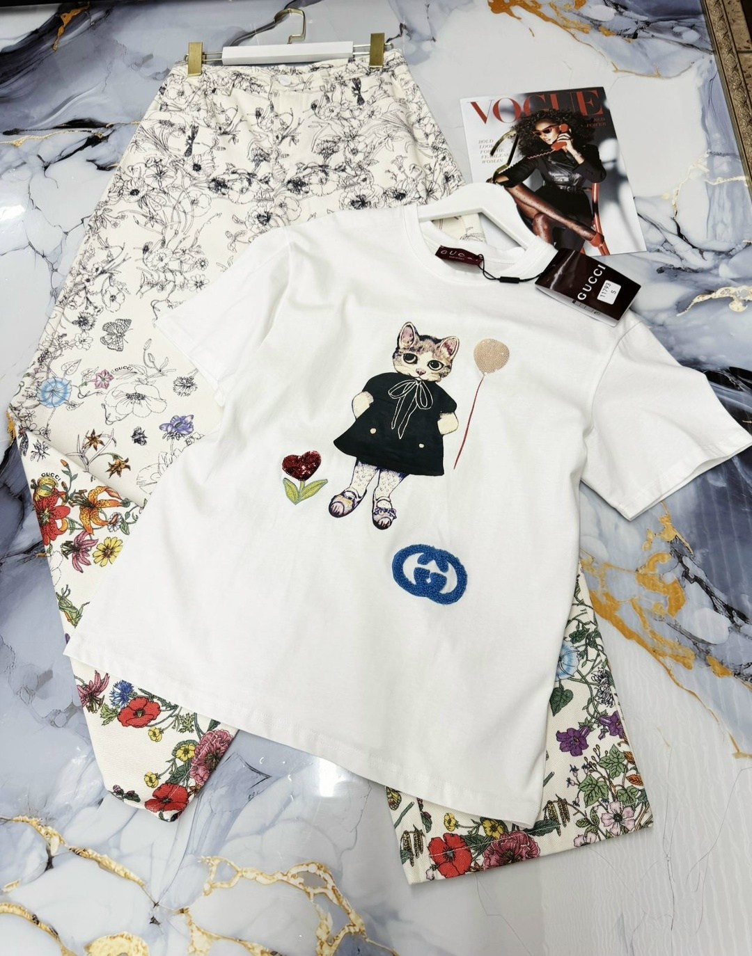 комплект футболки,футболка gucci,футболки и топы,футболки гуччи,футболки женские мужские