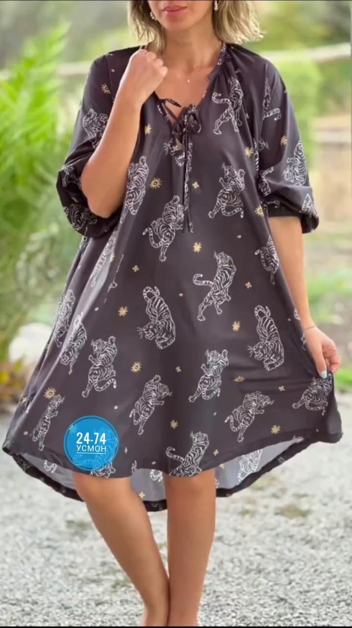 летнее платье туника,платье свободное летнее,женское повседневное свободное пляжное платье,платье женское пляжное,женское летнее платье