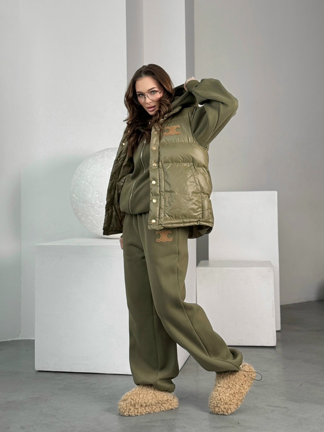 спортивные костюмы женские,костюм цвета хаки,cпортивный костюм теплый женский,костюм с начесом,костюмы женские