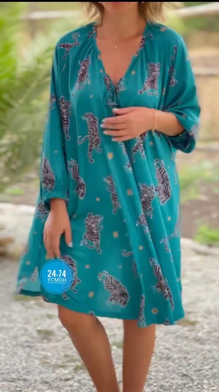 летнее платье туника,платье свободное летнее,женское повседневное свободное пляжное платье,платье женское пляжное,женское летнее платье