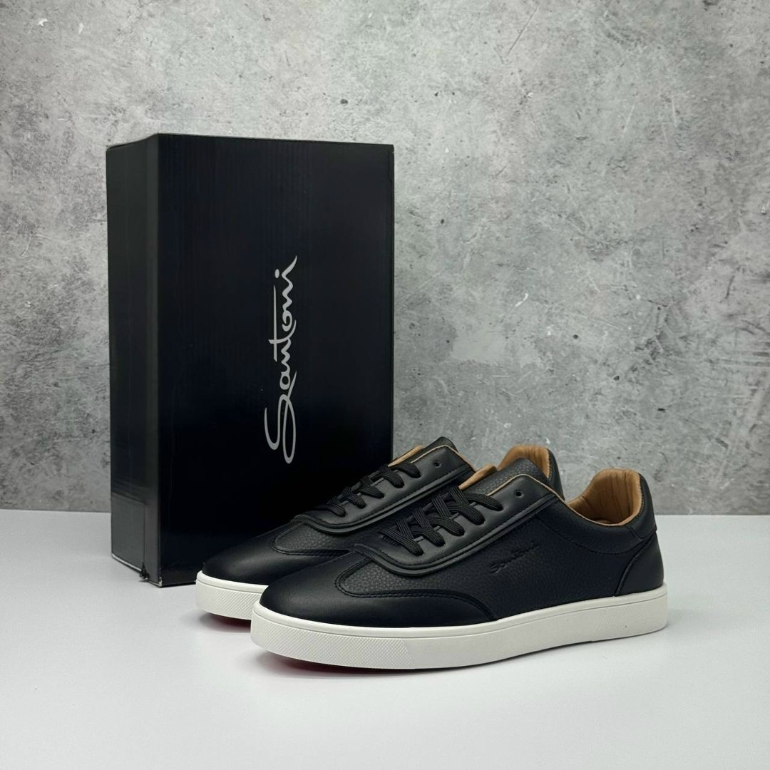 ,мужская ,мужские кеды santoni,кеды santoni,кеды мужские кожаные