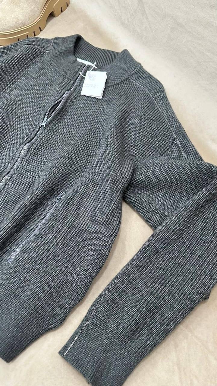 свитер вязаный оверсайз с горлом и молнией dh fashion,свитер женский серый,свитера женские,кардиган бомбер,стильный свитер