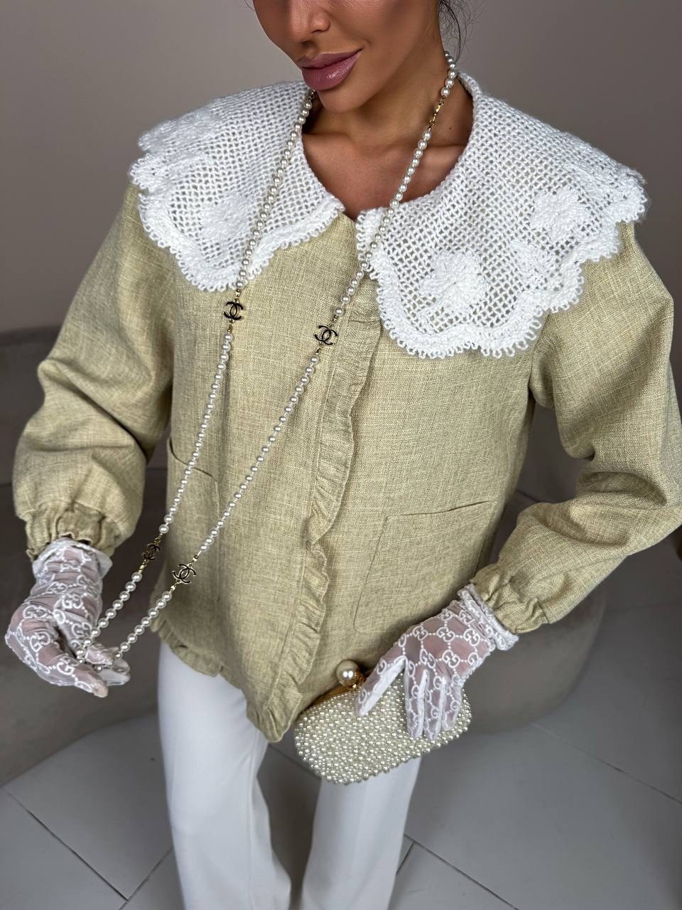 блузка стильная,женская кофта,трикотажная кофта с кружевом,воротник,блузки женские