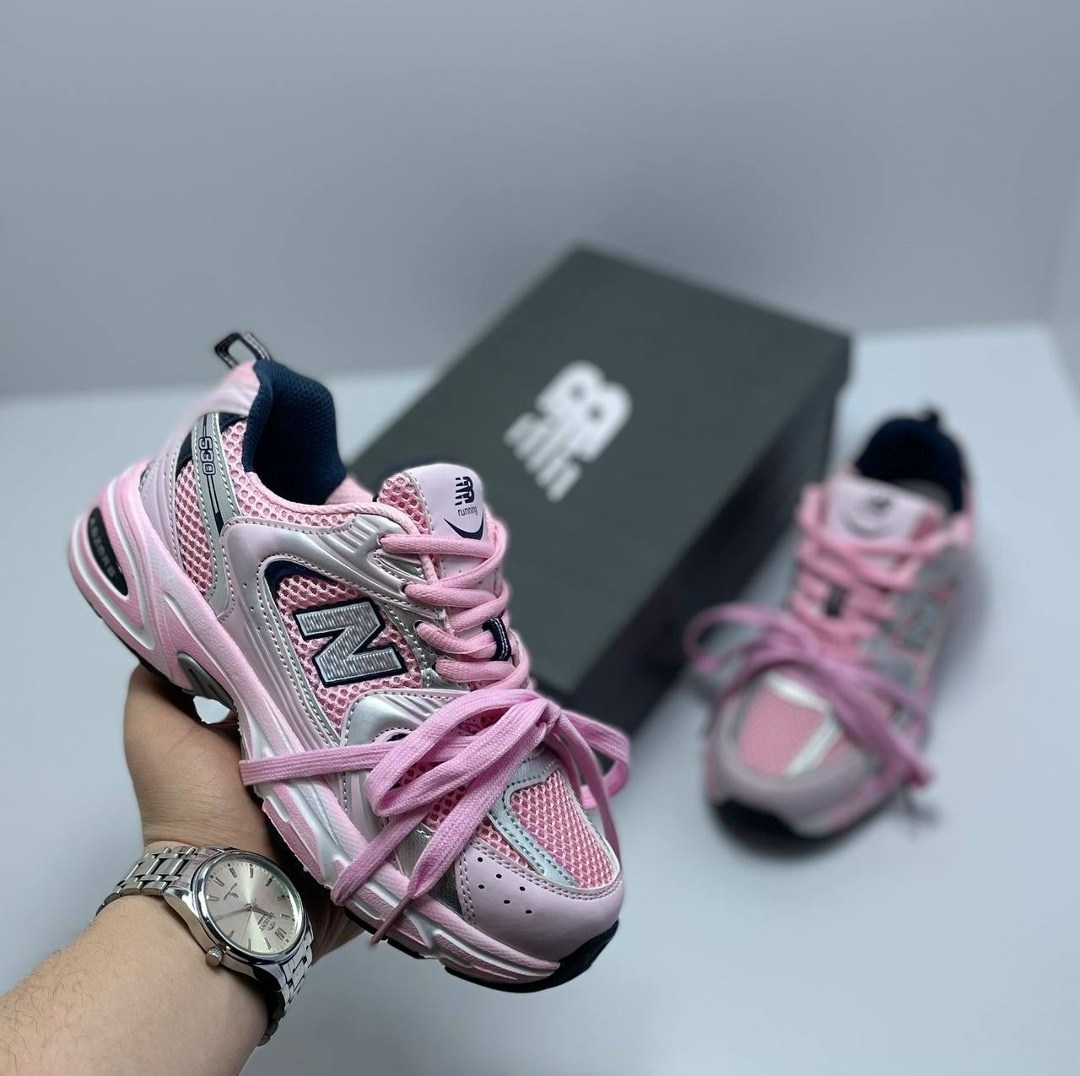 женские кроссовки new balance,кроссовки new balance,кроссовки new balance 530,женские кроссовки,кроссовки nb 530 с низким верхом розового цвета new balance