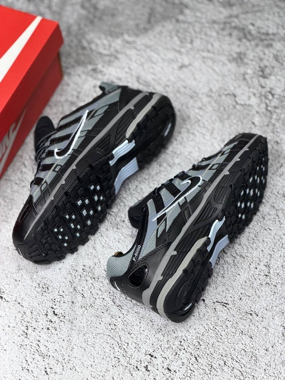 кроссовки p-6000 черно серые nike,кроссовки nike,кроссовки nike p-6000,кроссовка мужской,мужские кроссовки