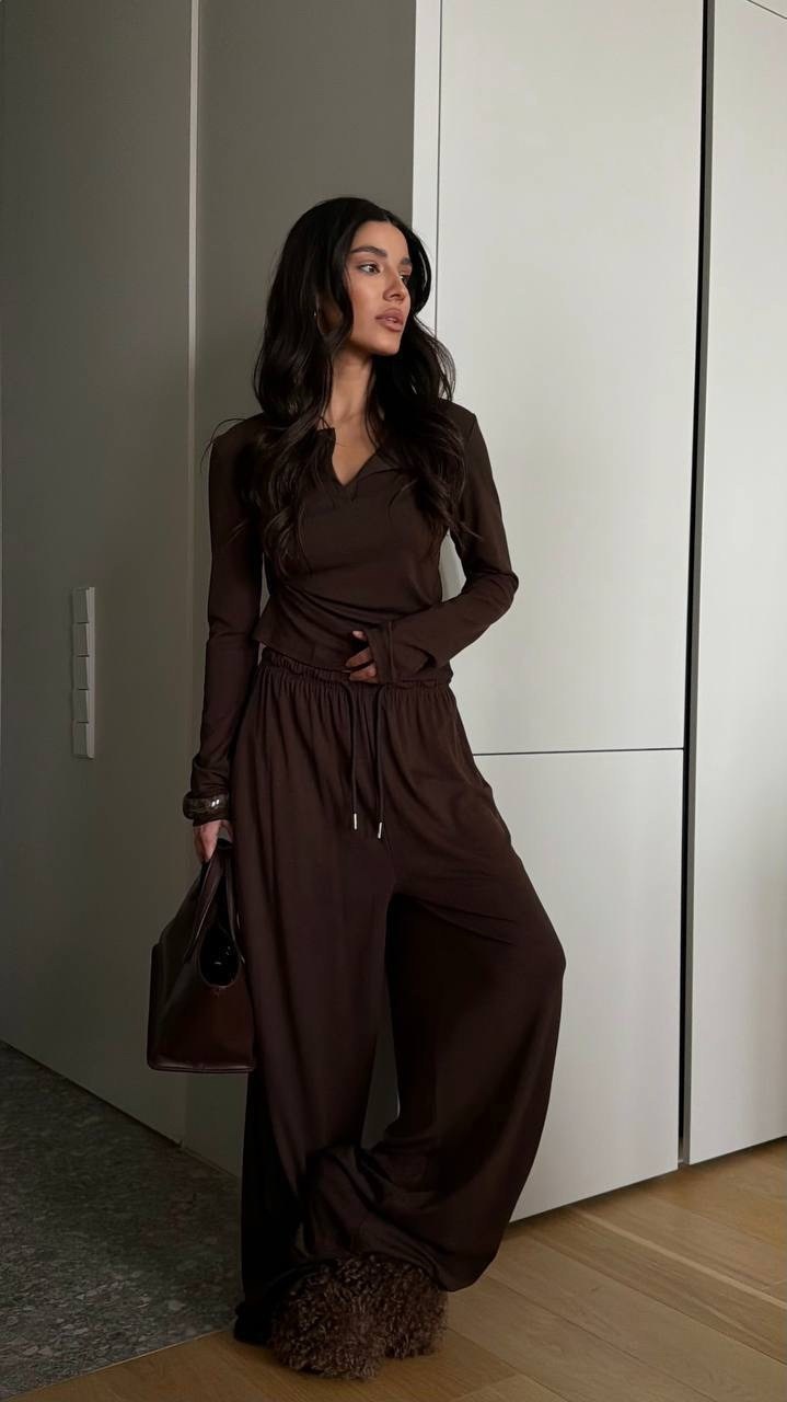 брючный костюм,трикотажные костюмы,летние брючные костюмы,широкие брюки,костюм женский с капри