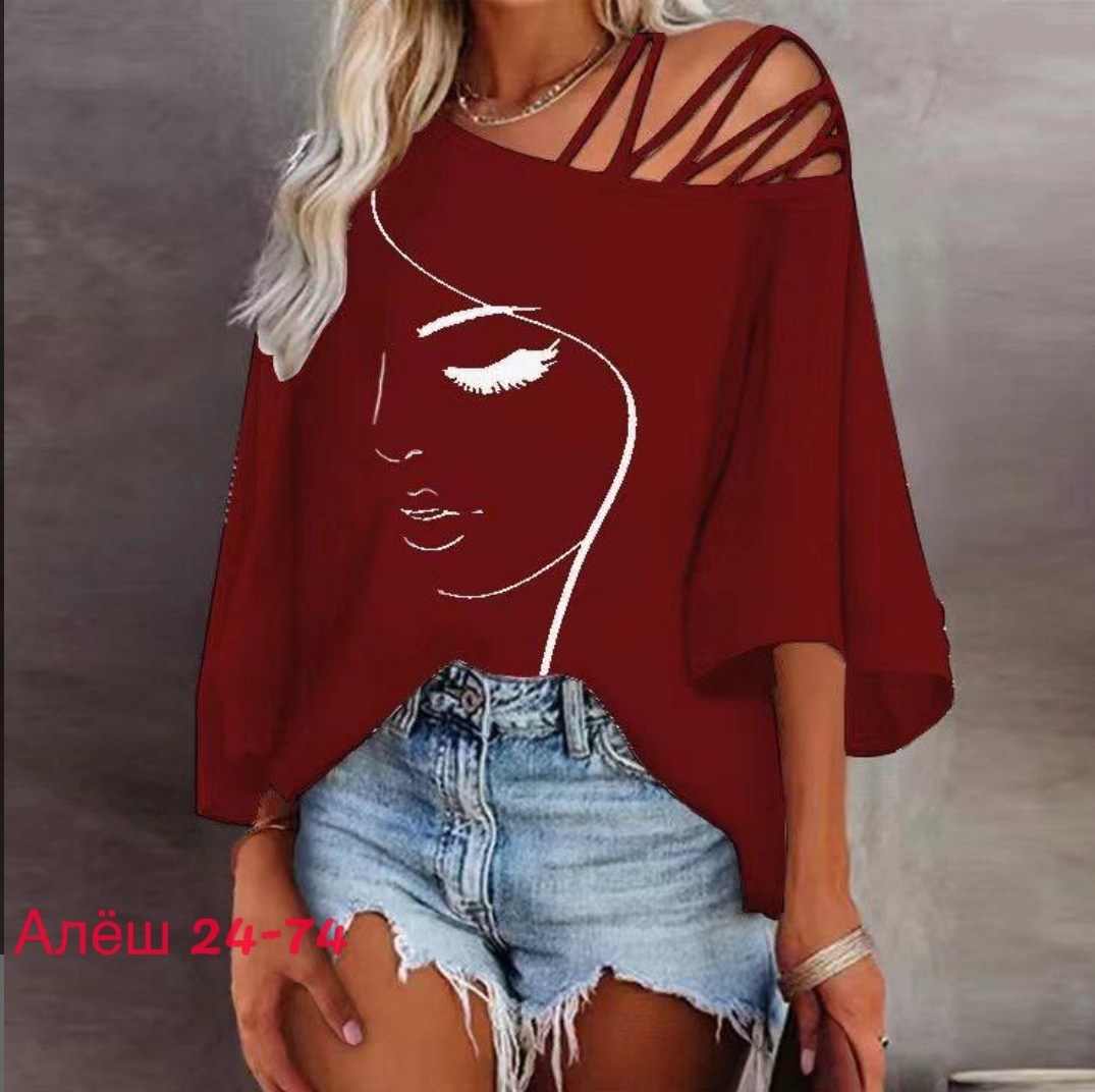 женские модные повседневные футболки,футболки женская,футболка больших размеров женская,модная женская футболка,блузка свободного кроя