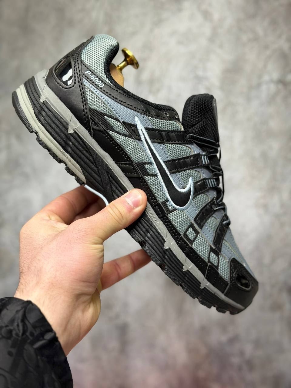 кроссовки p-6000 черно серые nike,кроссовки nike,кроссовки nike p-6000,кроссовка мужской,мужские кроссовки