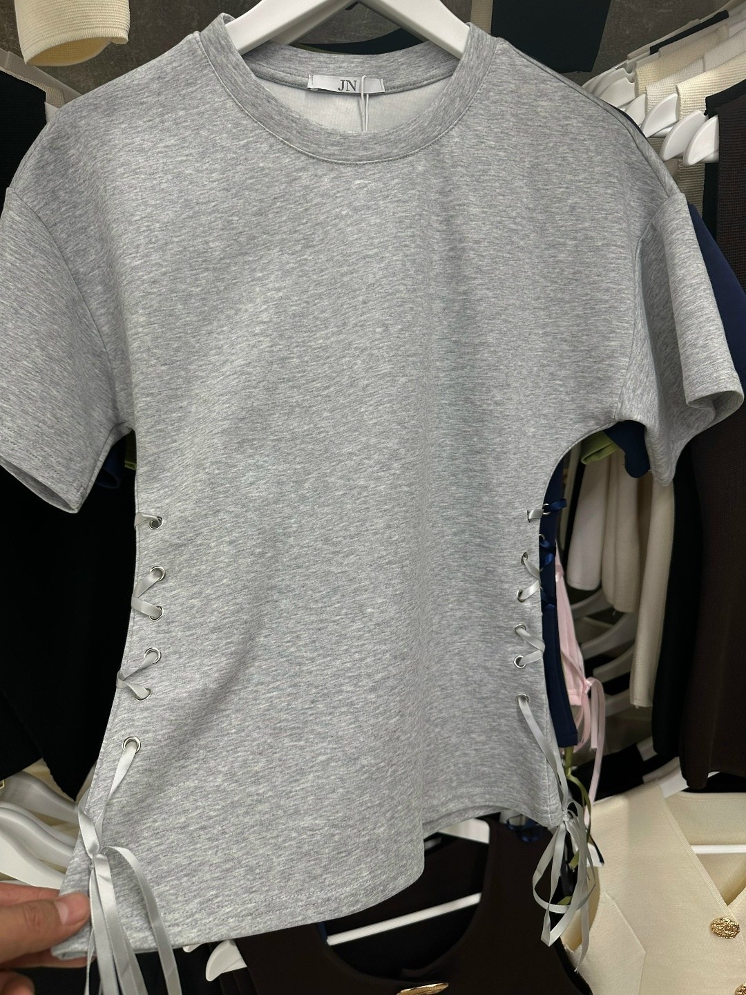 футболки женская,футболка необычного кроя,футболка с завязками,футболка зелено