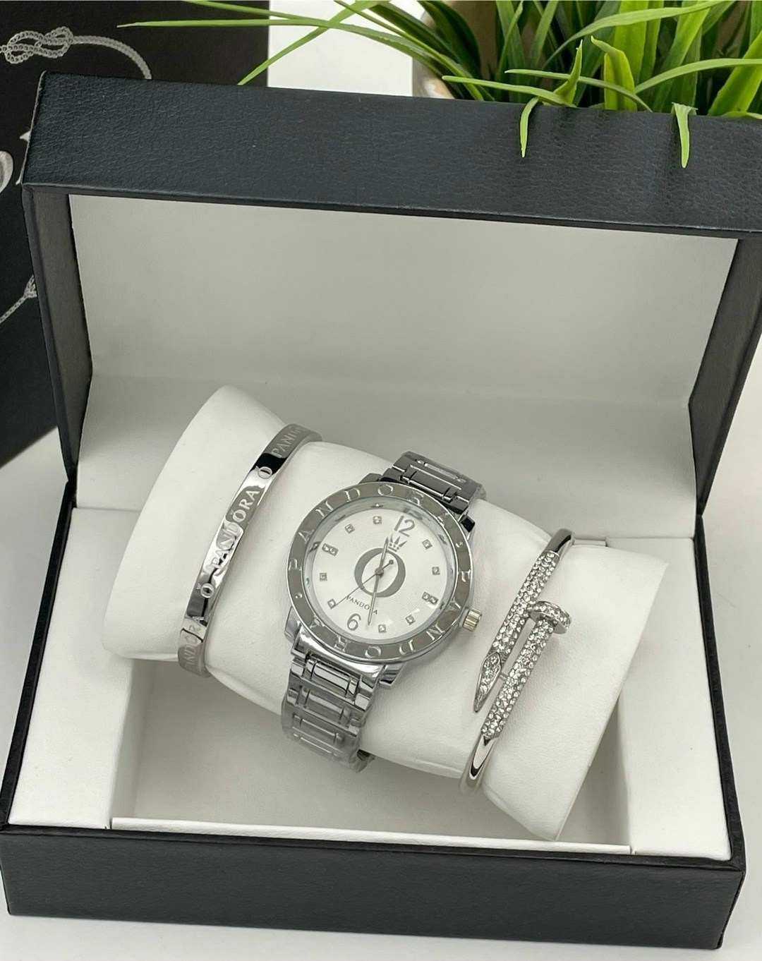 набор часы,часы женские,набор с браслетом,часы наручные женские пандора,часы наручные