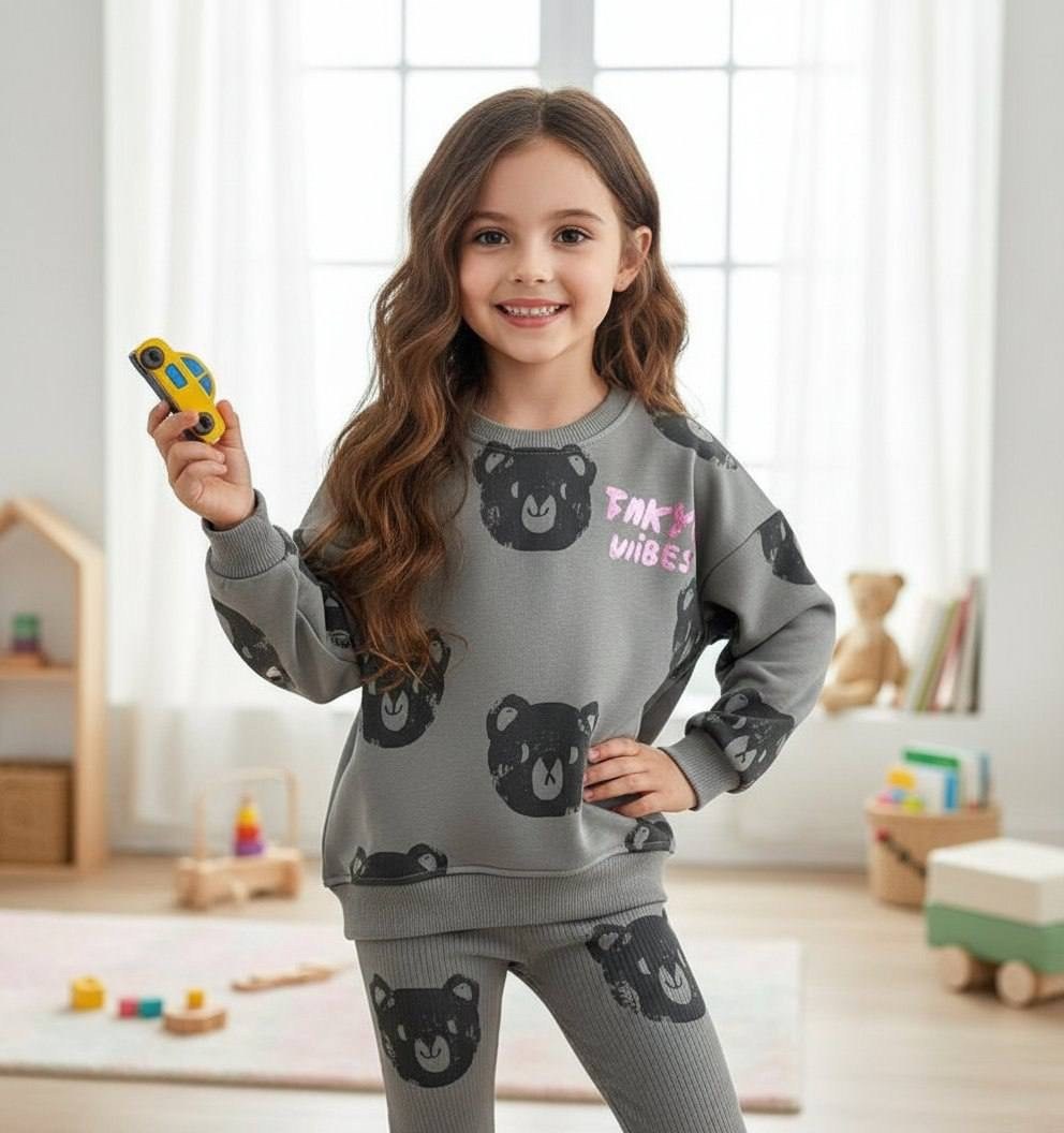 комплект одежды moocie,костюм с принтом,костюм теплый детский,комплект свитшот,детские костюм на флисе