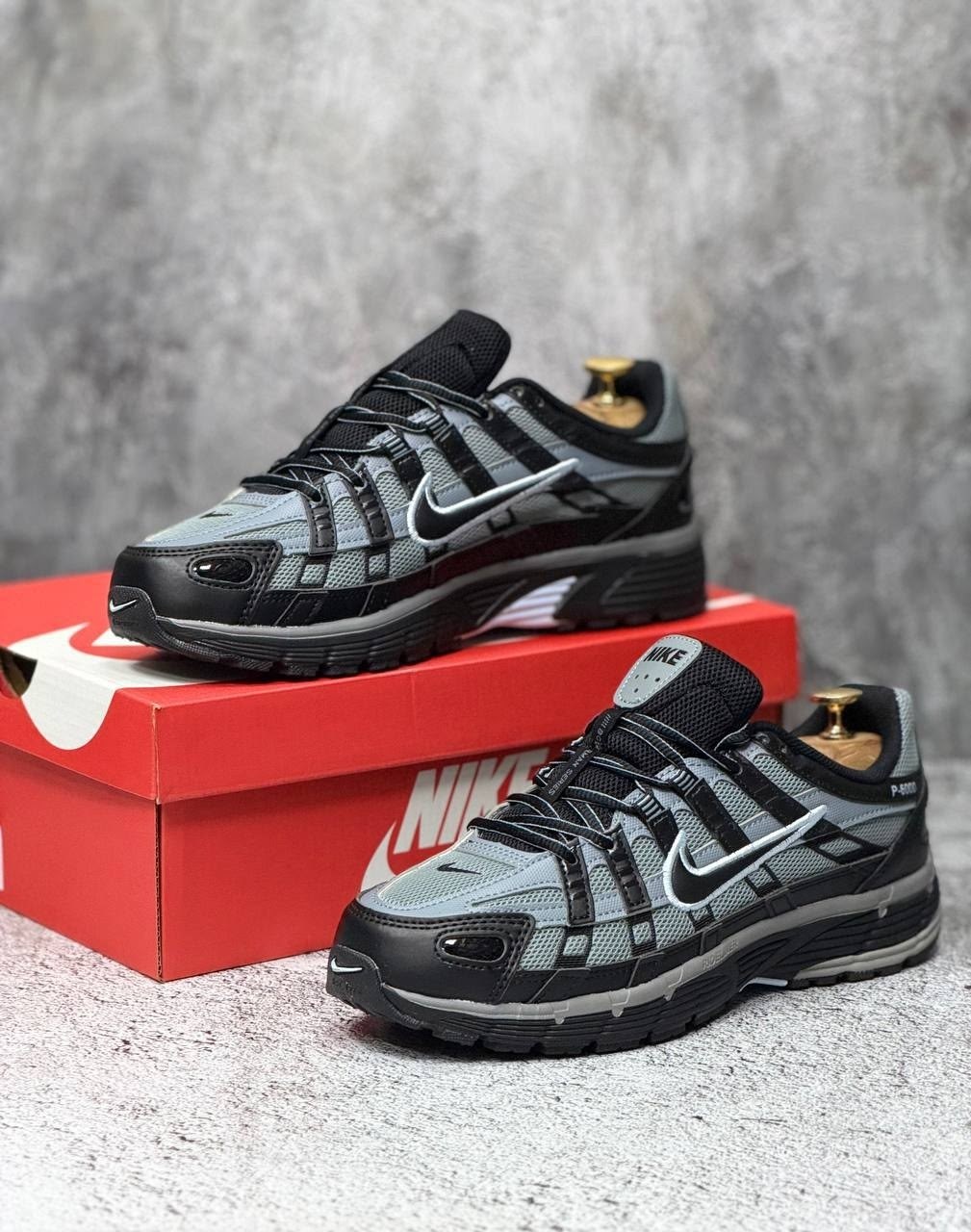 кроссовки p-6000 черно серые nike,кроссовки nike,кроссовки nike p-6000,кроссовка мужской,мужские кроссовки