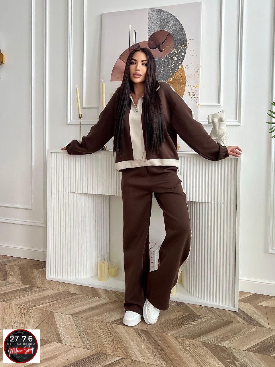 стильный костюм,костюм женский,костюм на флисе,костюм с брюками,костюм