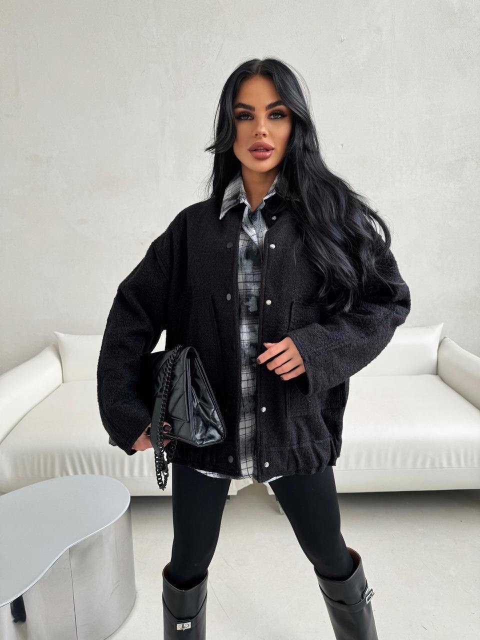 рубашка в клетку оверсайз со стразами perferita,рубашка куртка оверсайз в клетку,куртка стильная,рубашка оверсайз в клетку женская,рубашка в клетку оверсайз