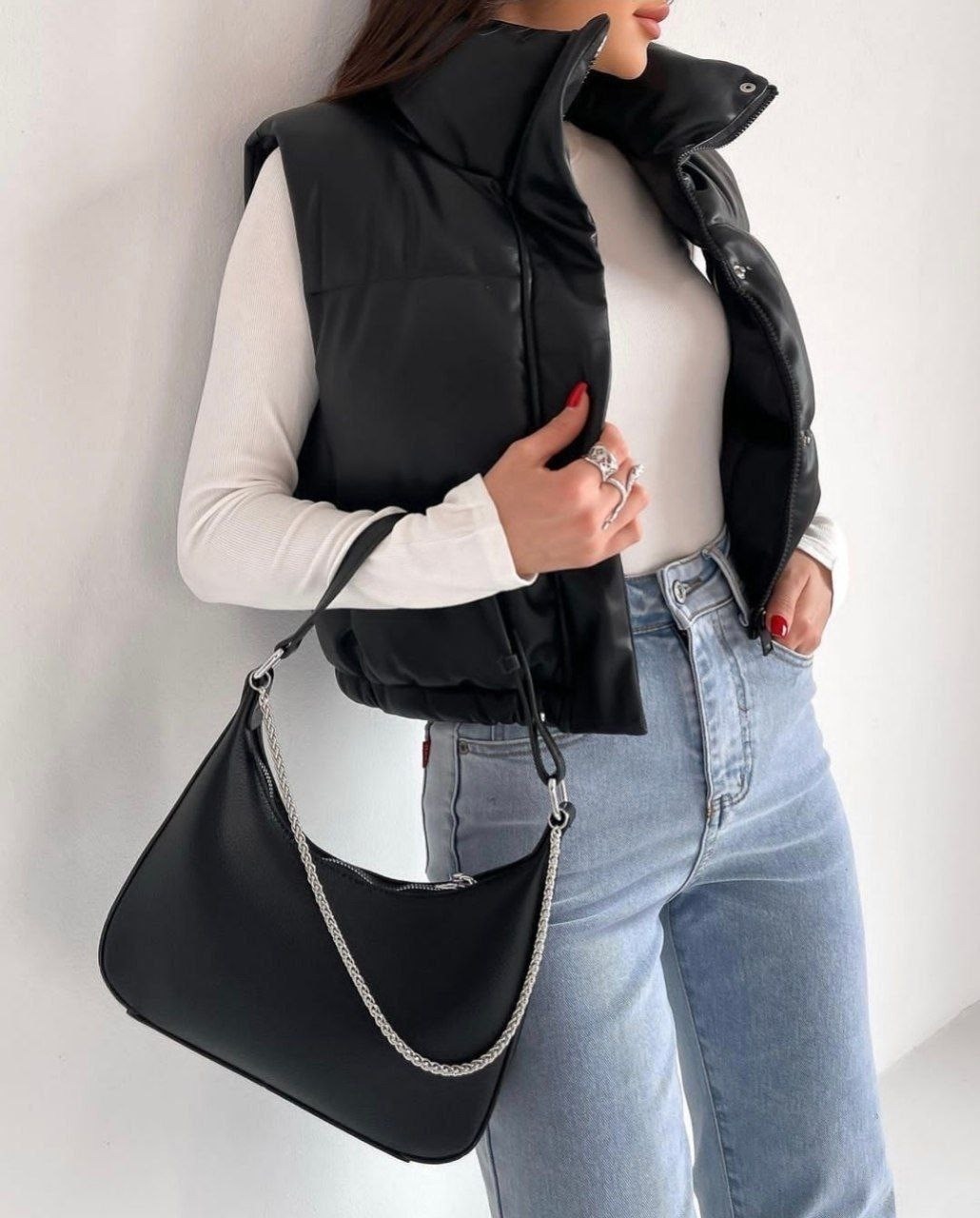 жилетка экокожа,жилетка эко-кожа,жилетка утепленная из экокожа tomado,жилет из экокожи,жилет из искусственной кожи