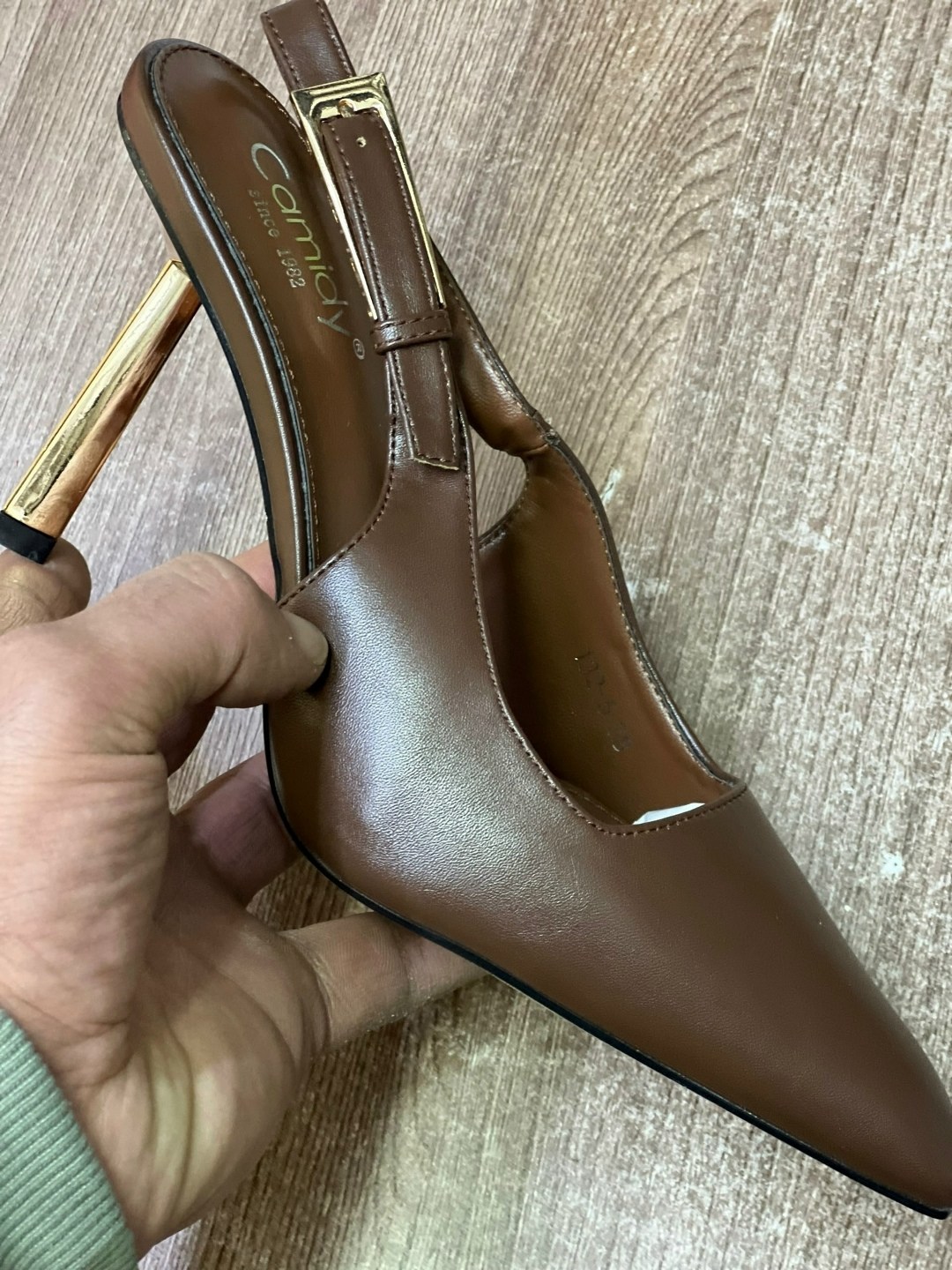 ,туфли с открытой пяткой,туфли эконика коричневые,туфли с открытые,туфли женские