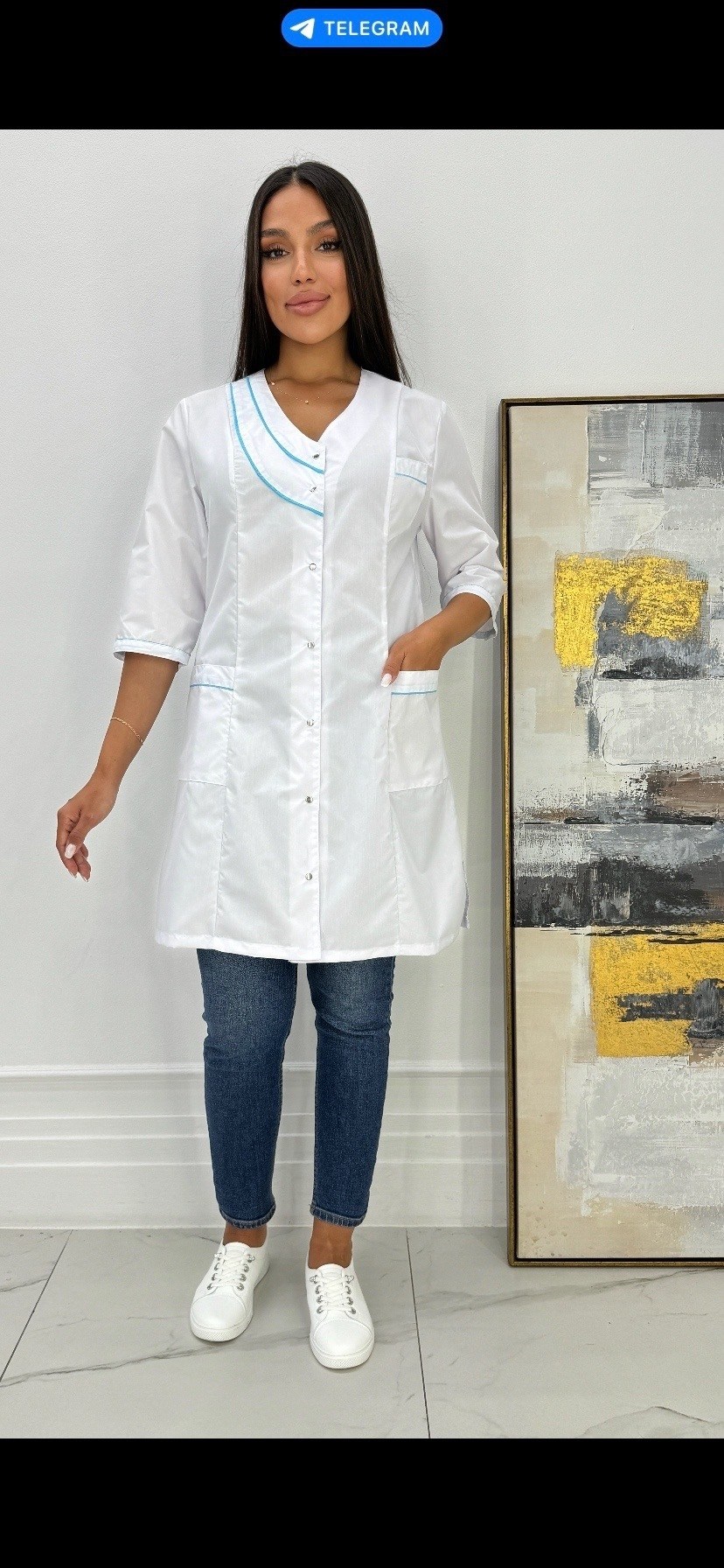 халат медицинский белый медицинская одежда профмед,халат женский медицинский,халат медицинский "верона лонг",медицинский халат,халат медицинский большие размеры медицинская одежда профмед