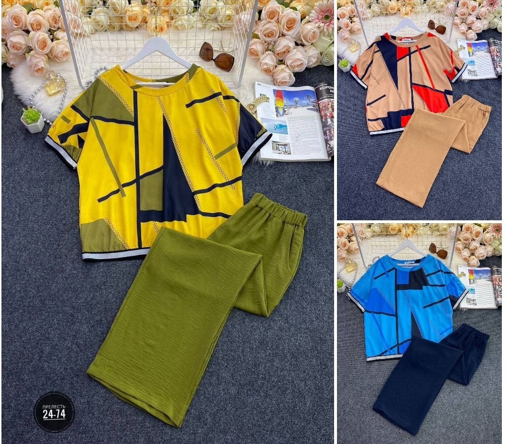 летний костюм брючный двойка,двойка костюм с брюками,костюм двойка женская,костюм женский,женские костюмы больших размеров