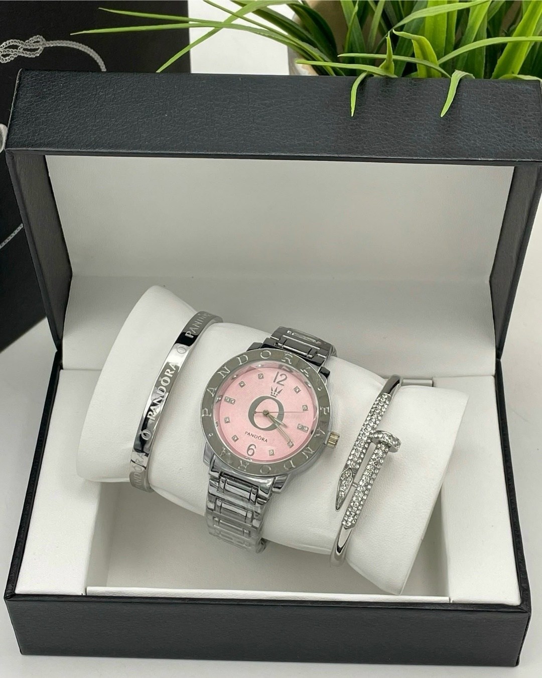 набор часы,часы женские,набор с браслетом,часы наручные женские пандора,часы наручные