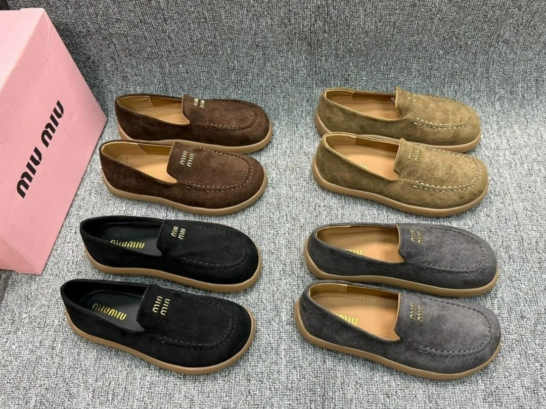 ,лоферы miu miu,модные лоферы,туфли женские miu miu, женская