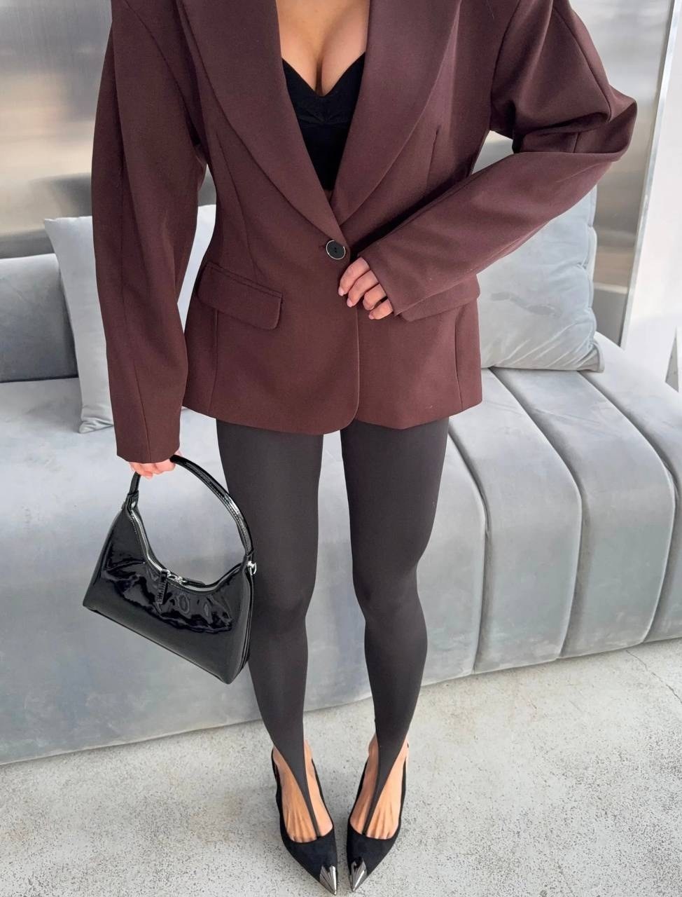 пиджак коричневый оверсайз genzel,пиджак женский оверсайз,пиджак оверсайз,пиджак оверсайз удлиненный present perfect,женский пиджак
