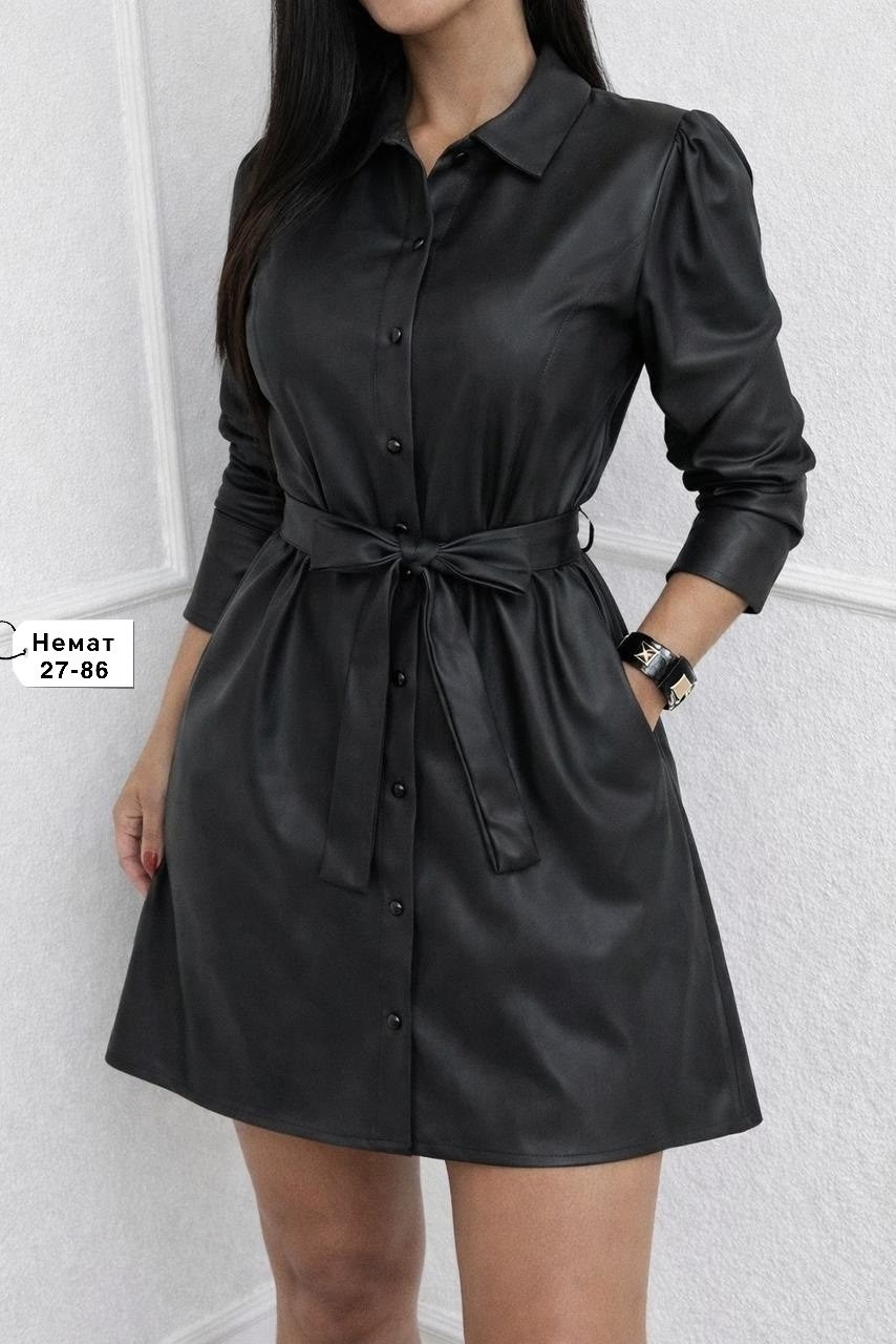 платье рубашка из экокожи,платье из экокожи,плащ из экокожи,кожаное платье рубашка,короткое платье из экокожи