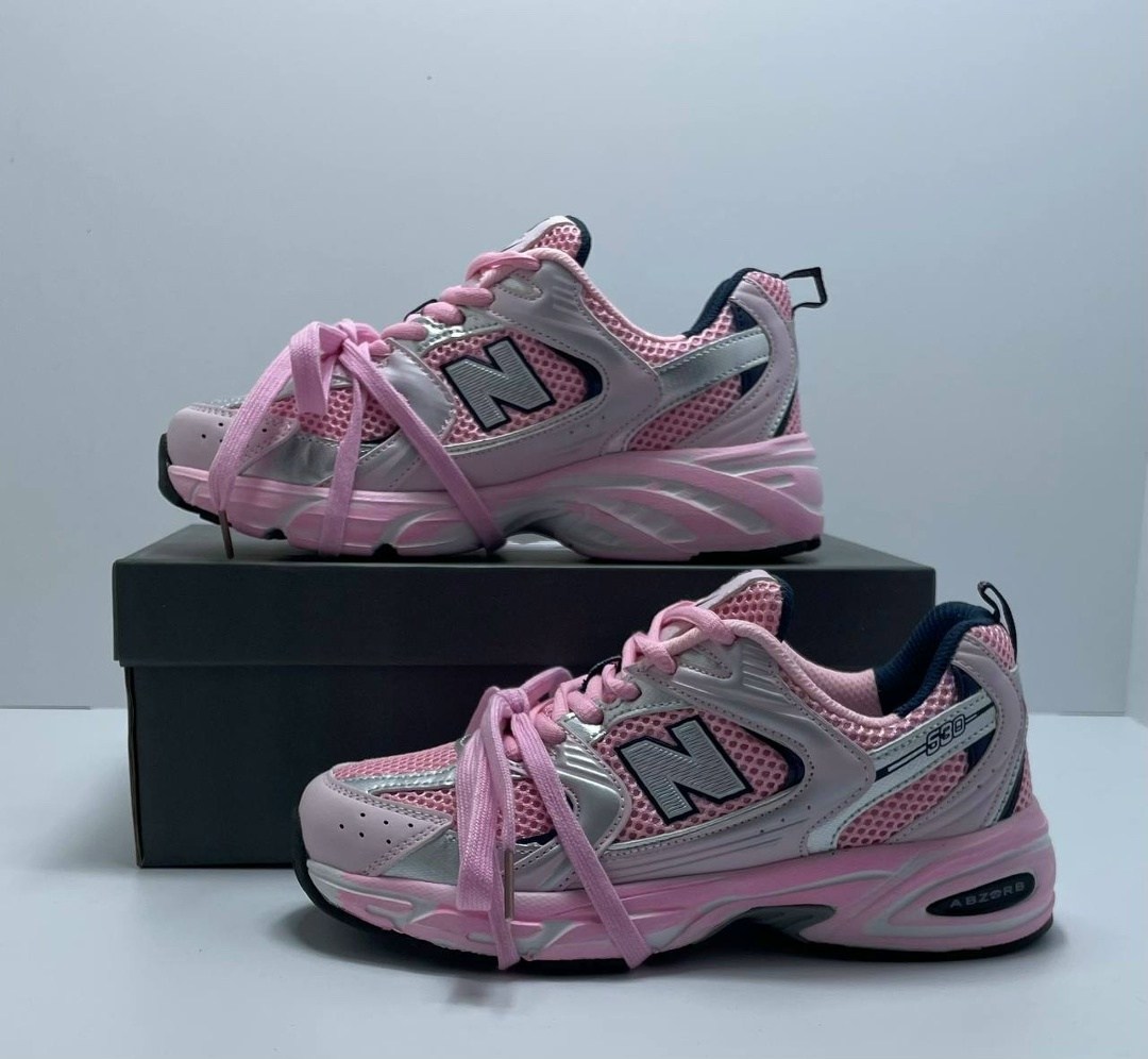 женские кроссовки new balance,кроссовки new balance,кроссовки new balance 530,женские кроссовки,кроссовки nb 530 с низким верхом розового цвета new balance