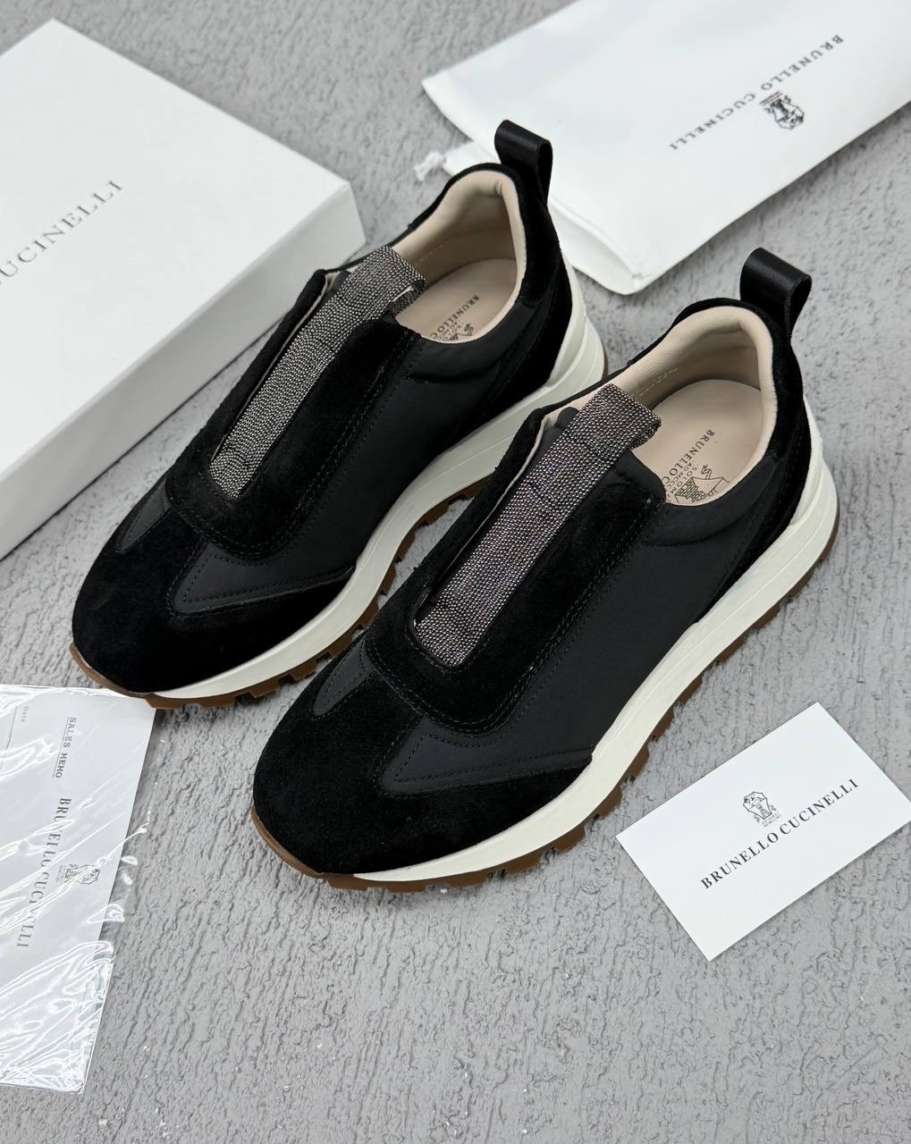 комбинированные кроссовки brunello cucinelli,замшевые кроссовки brunello cucinelli,кроссовки brunello cucinelli черный,brunello cucinelli кроссовки,