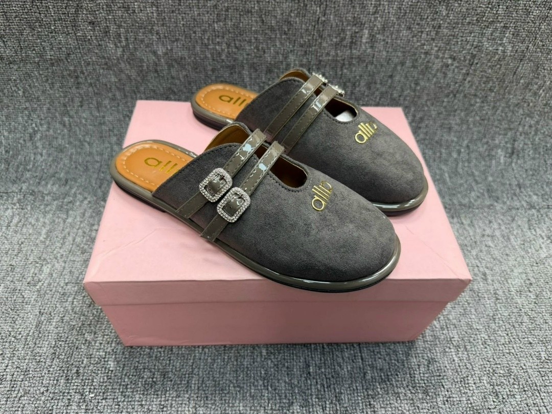 ,женские шлепанцы,модные тапочки,замшевые мюли,тапочки на плоской подошве