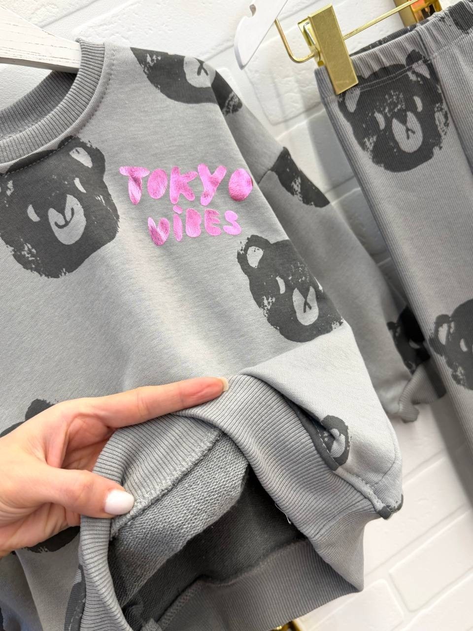 комплект одежды moocie,костюм с принтом,костюм теплый детский,комплект свитшот,детские костюм на флисе