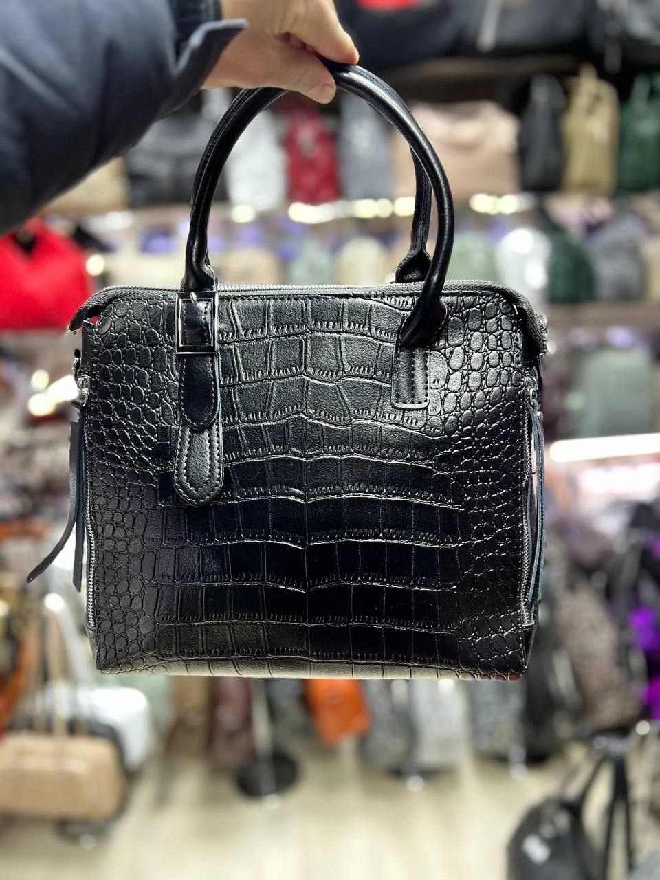 сумка,сумка женская,женская кожаная сумка под крокодила 8800-220 ред,женская кожаная сумка,женская кожаная сумка под крокодила