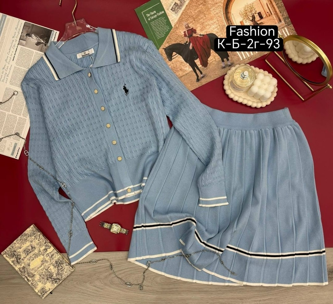 женский костюм,костюм с юбкой,костюм двойка,вязаный костюм с юбкой,трикотажный костюм с юбкой