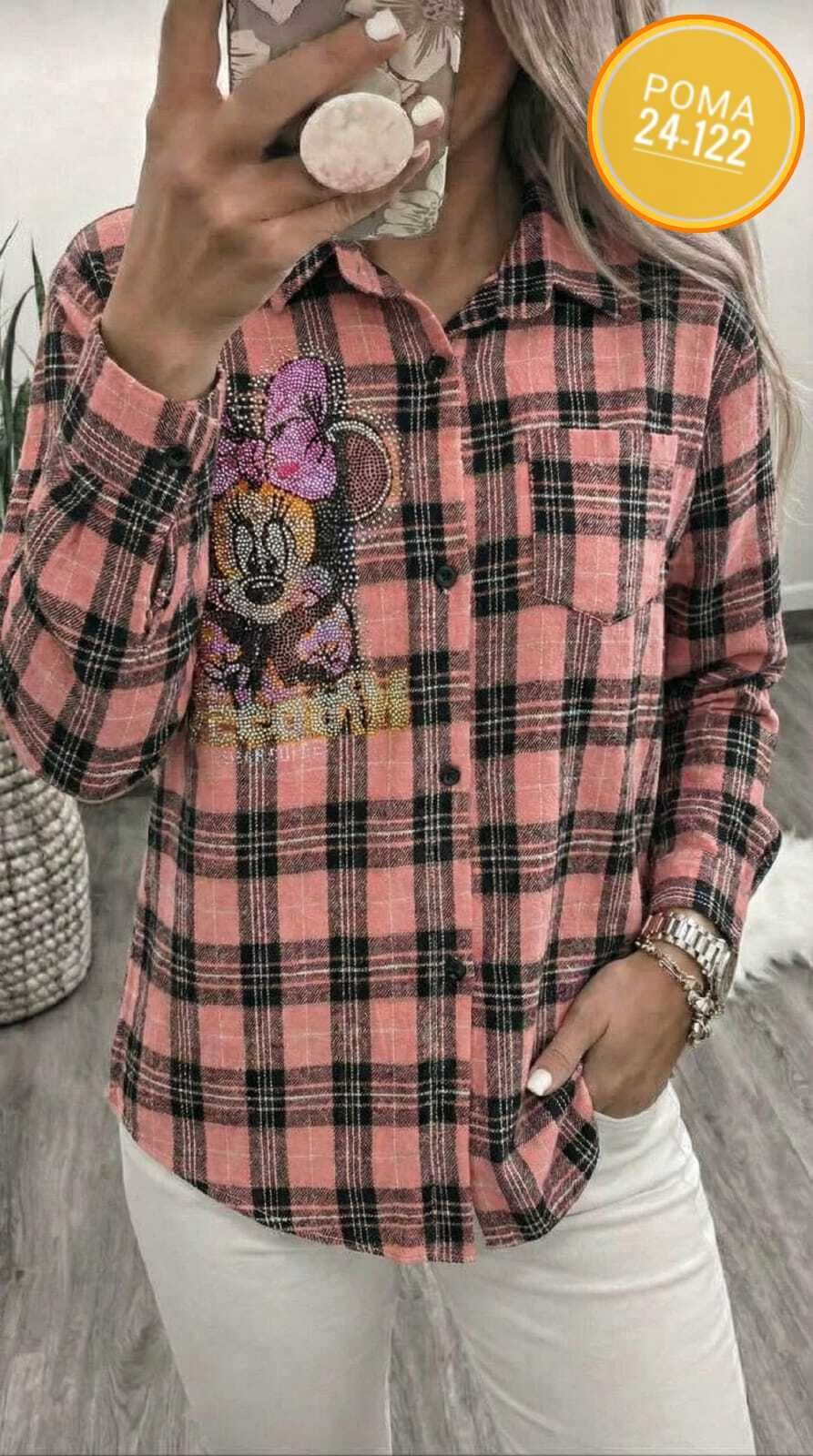 рубашка в клетку женская,рубашка теплая оверсайз в клетку betrendy wear,рубашка в клетку,женская рубашка,рубашка в клетку из плотной ткани