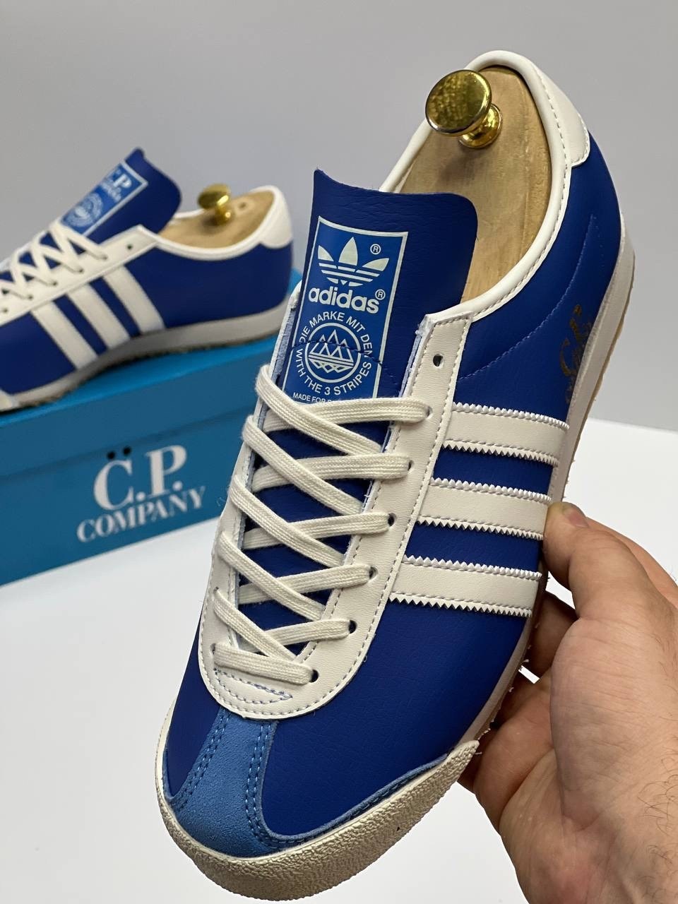 кроссовки x c.p. company italia spzl 'collegiate royal' adidas синий,adidas spzl x c.p. company italia sneaker,кроссовки adidas