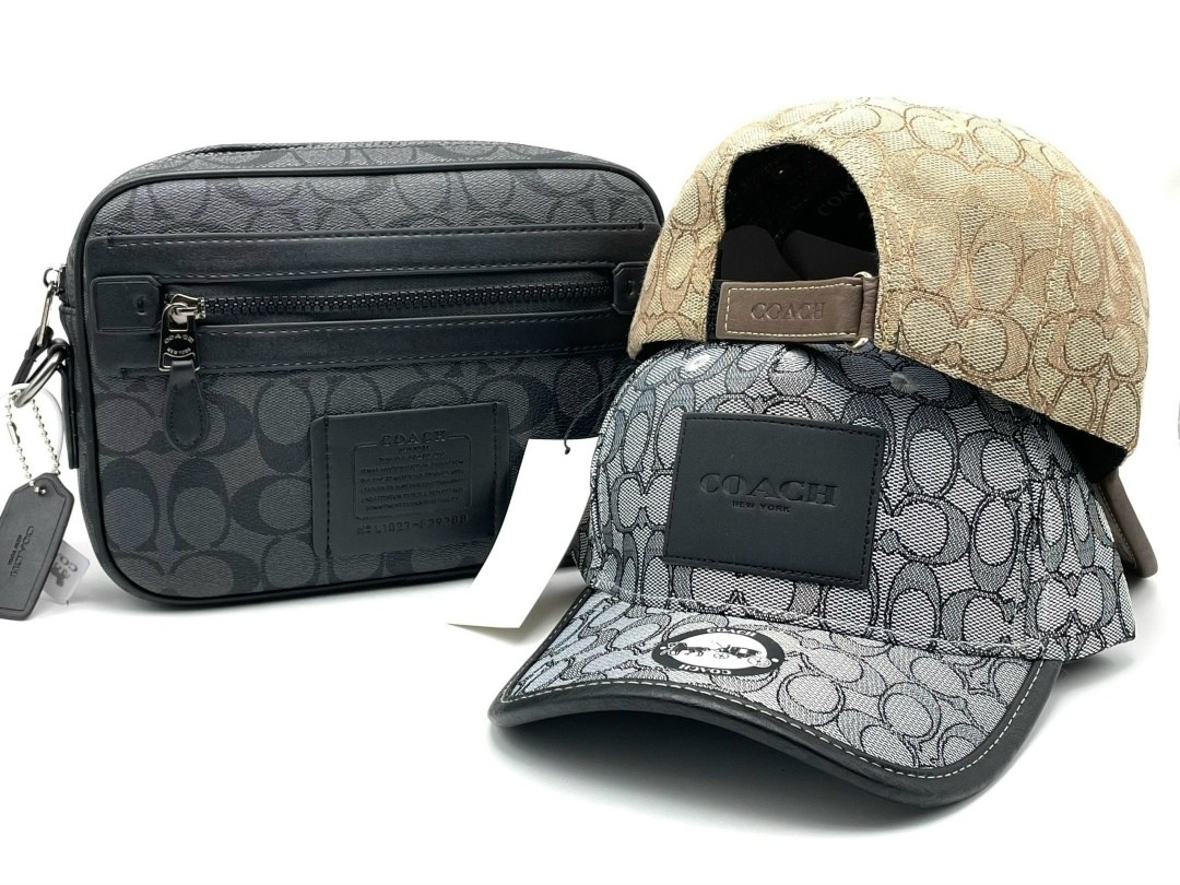 мужская сумка coach,мужская сумка через плечо coach,сумка кошелек,сумка coach,комплект кепка