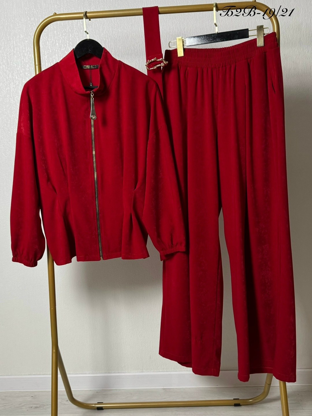 костюм dilanavip 2065 красный,костюм dilana vip 2065 красный,женский костюм,женский брючный костюм,брючной костюм