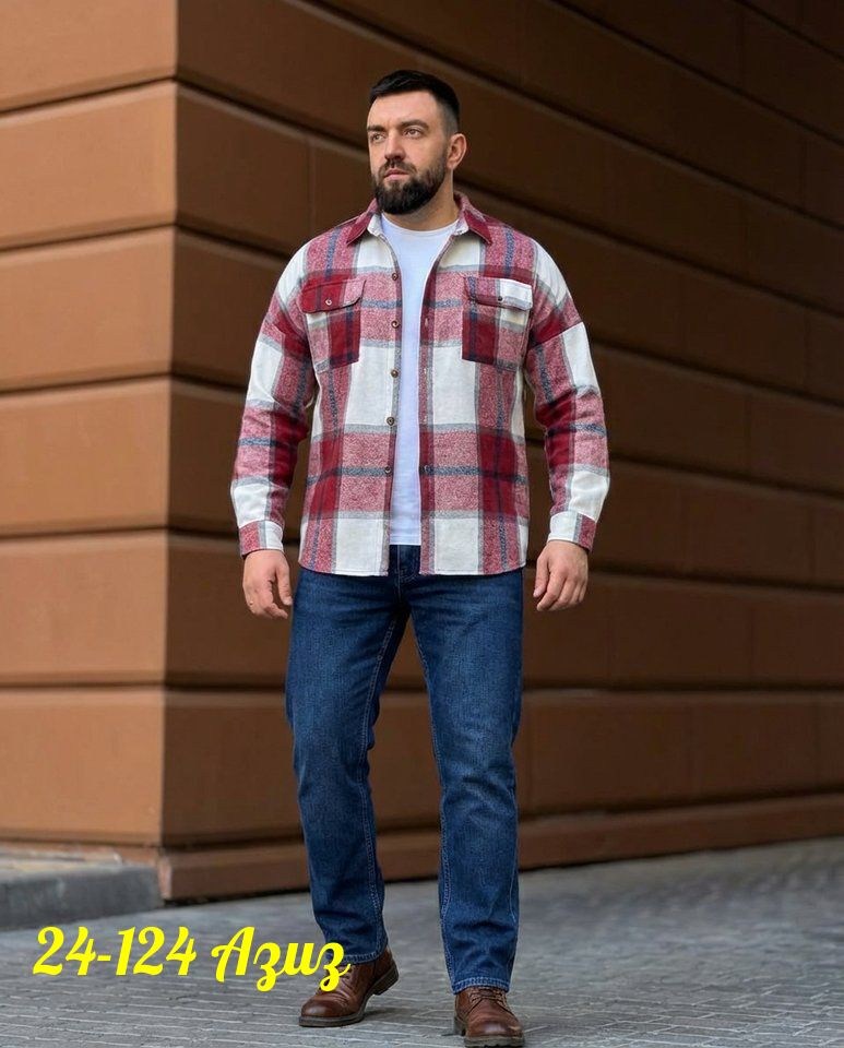 мужская рубашка в клетку,рубашка теплая мужская,рубашка в клетку теплая h&h fashion,рубашка мужская,рубашка