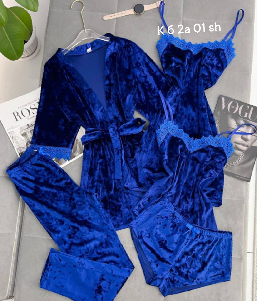 пижама тройка женская велюр,пижама велюр,пижама женская комплект 5 в 1,женская пижама комплект,пижама из мягкого велюра