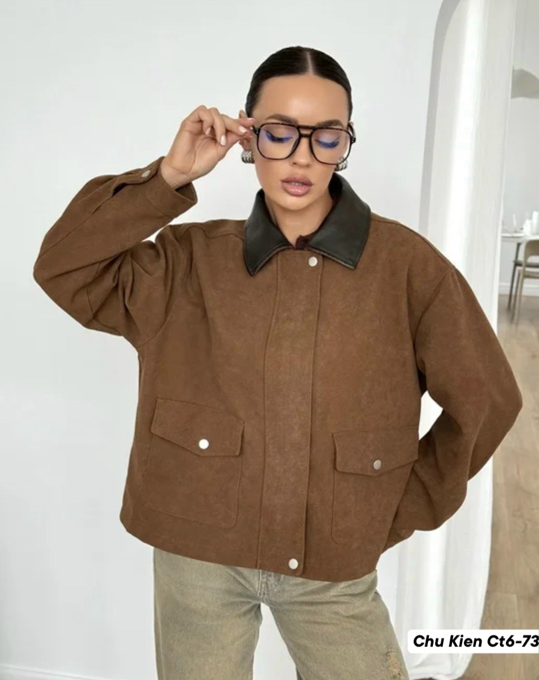 куртка свободного кроя из искусственной замши коричневого цвета asos design,куртка замшевая женская,женская куртка,замшевая куртка,демисезонная куртка