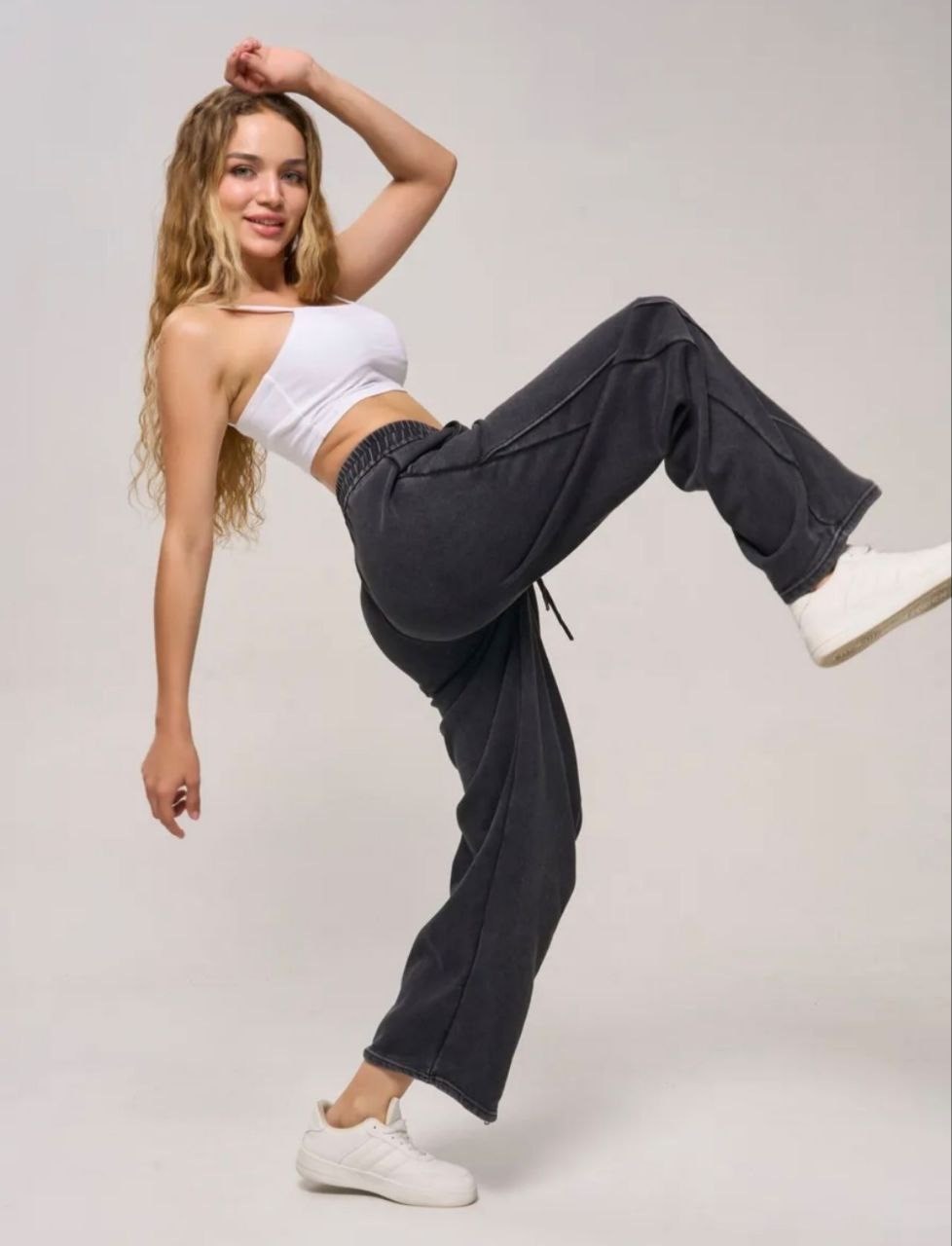 женские брюки,трикотажные брюки,брюки спортивные,брюки широкие трикотажные со стиркой befree,джинсы брюки