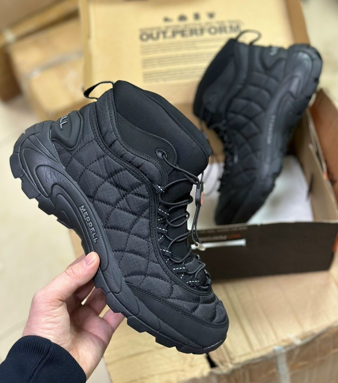 кроссовки merrell,кроссовки мужские merrell,зимние ботинки merrell ice cap moc ii,кроссовки merrell зимние,
