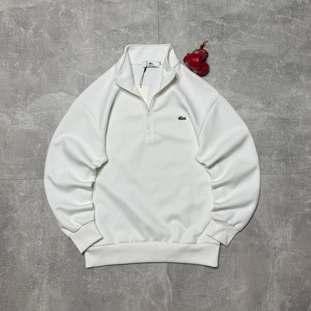 свитшот lacoste,кофта лакоста,свитшот мужская,белая толстовка,мужская кофта