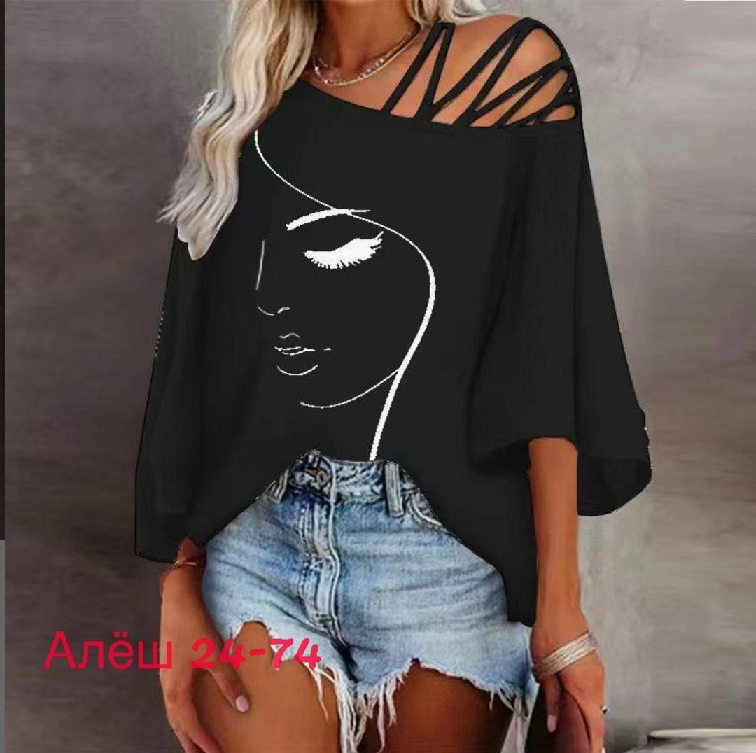 женские модные повседневные футболки,футболки женская,футболка больших размеров женская,модная женская футболка,блузка свободного кроя