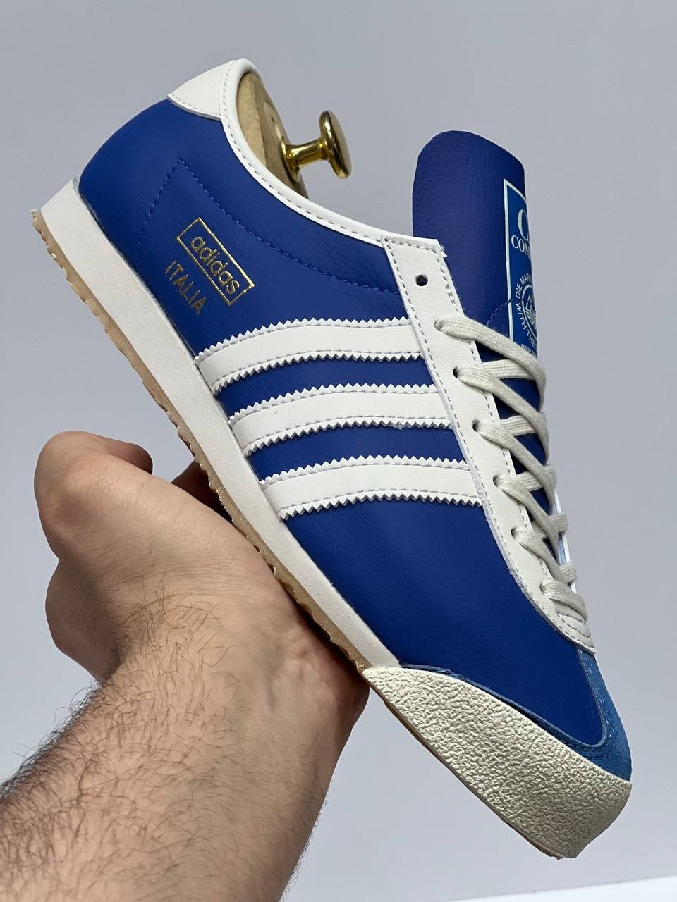 кроссовки x c.p. company italia spzl 'collegiate royal' adidas синий,adidas spzl x c.p. company italia sneaker,кроссовки adidas