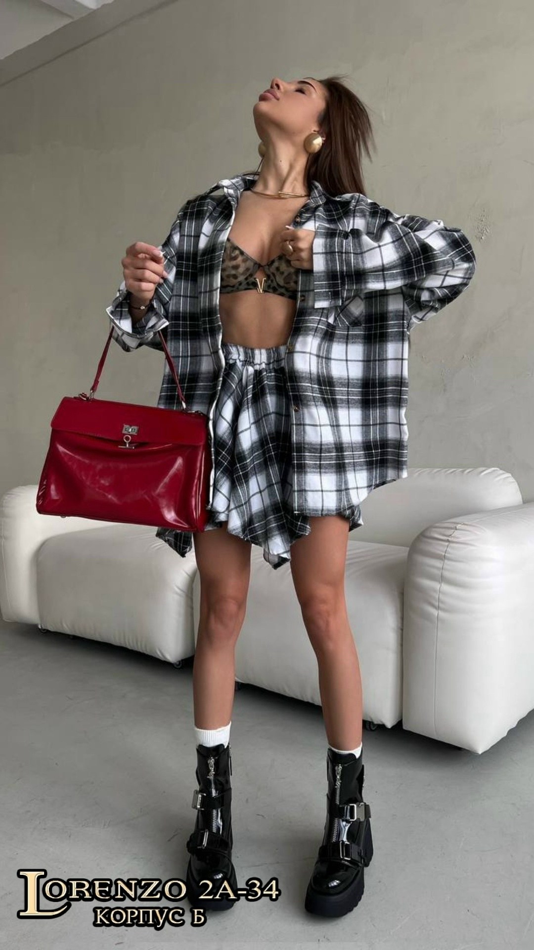 рубашка женская в клетку оверсайз,рубашка в клетку женская,рубашка в клетку оверсайз варенка umalook,костюм с юбкой и рубашкой,рубашка в клетку оверсайз badishka