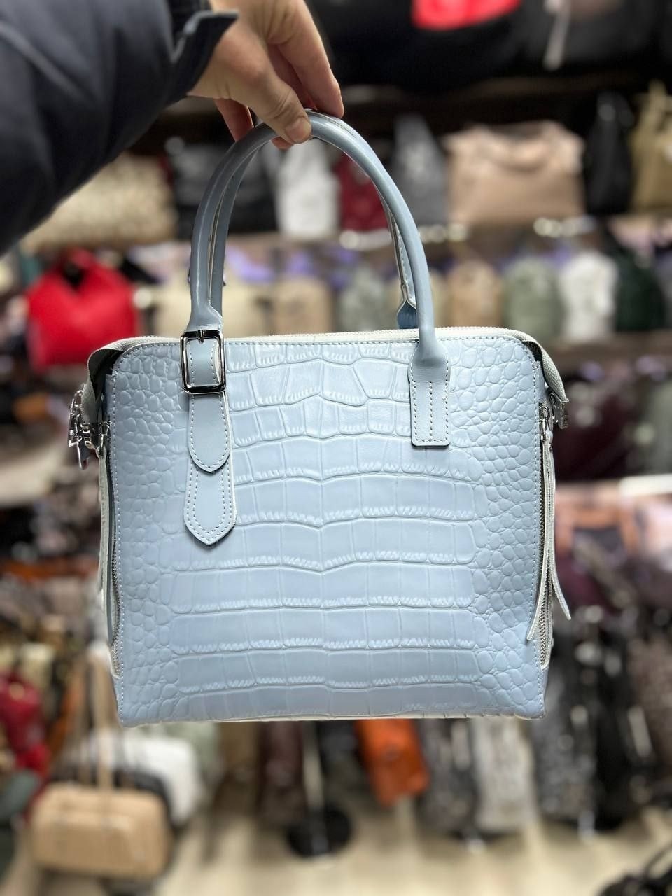 сумка,сумка женская,женская кожаная сумка под крокодила 8800-220 ред,женская кожаная сумка,женская кожаная сумка под крокодила