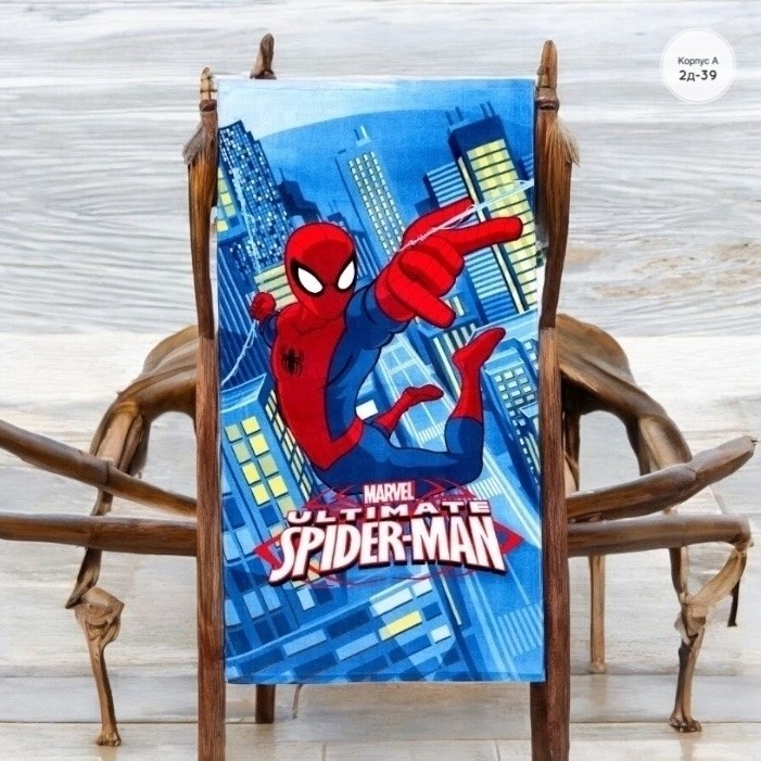 полотенце человек паук,полотенце детское человек-паук,человек паук быстросохнущее полотенце 70х140 см,полотенце детское банное spiderman 70х140 микрофибра,полотенце детское человек-паук (sp-11)