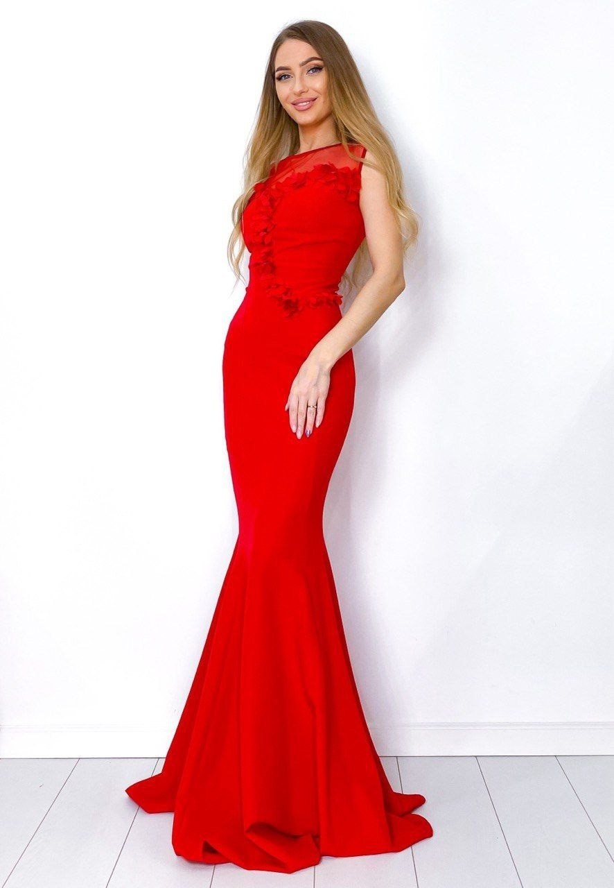 платье креп,платье красное вечернее,платье вечернее,платье, платья