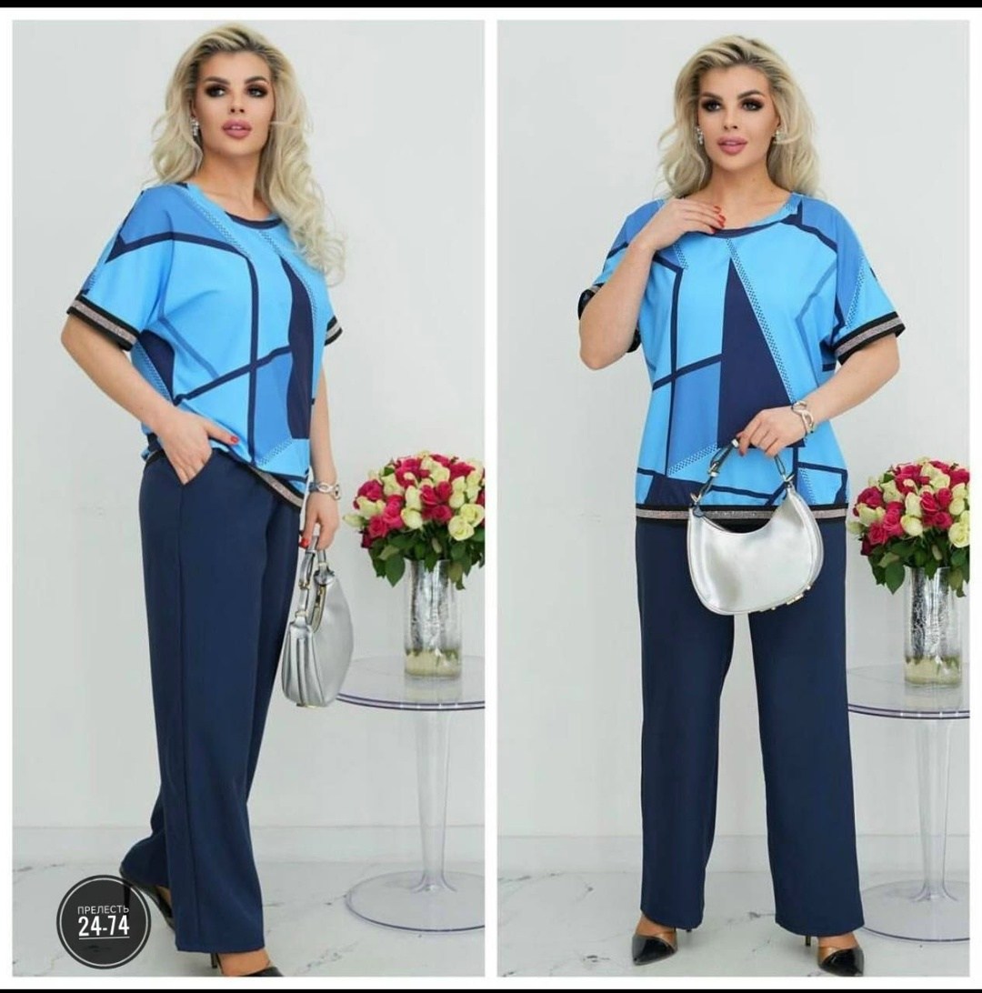 летний костюм брючный двойка,двойка костюм с брюками,костюм двойка женская,костюм женский,женские костюмы больших размеров